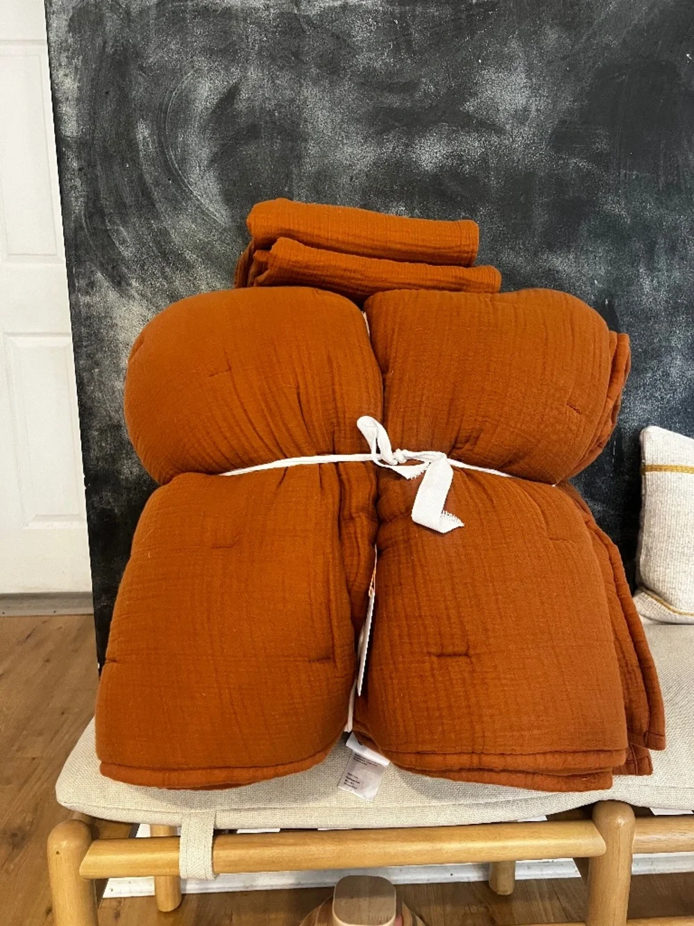 Quince organic cotton dream quilt and sham set